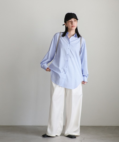 お値下げ☆UVカットオーバーシャツ【2025SP】 UVカットオーバーサイズシャツ（シャツ/ブラウス）｜select MOCA