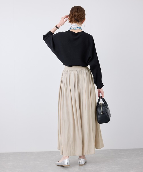 ROPE' PICNIC（ロペピクニック）の「【UVカット・洗濯機OK】さらさらアソート柄スカーチョ（その他パンツ・レディース・チャコールグレー/ベージュ/ライトグリーン/ブラック/ピンク/ホワイト系その他5・36/38/40）」の20枚目の写真