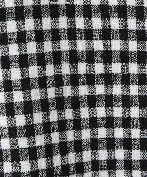 Tiara(ティアラ)の「クルーネックジレ(セットアップ可)(ベスト・レディース・チェック/ブラック・FREE)」の19枚目の写真