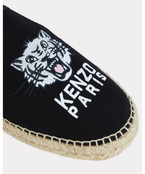 KENZO エスパドリーユ 新品 KENZO エスパドリーユ タイガー 刺繍 スリッポン - メルカリ