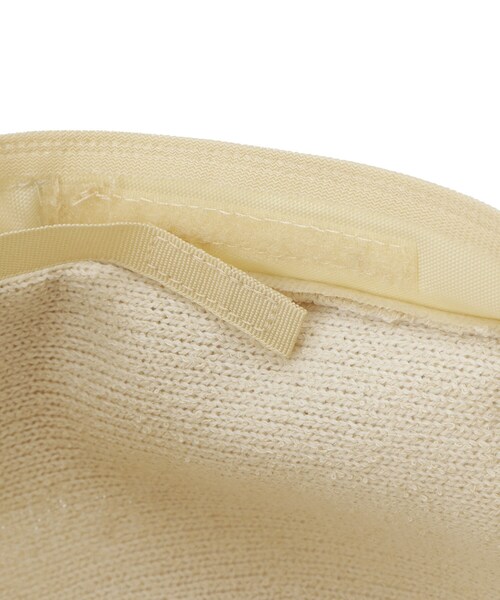 grove（グローブ）の「ロゴ刺繍ブークレサーモハット（ハット・レディース・ブラック/アイボリー・00）」の7枚目の写真