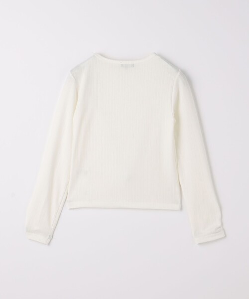 green label relaxing(グリーンレーベルリラクシング)の「ジャカードキャミ+ロンTセット / キッズ 100cm-130cm(Tシャツ/カットソー・キッズ・ライム/ライラック・130cm/100cm/110cm/120cm)」の20枚目の写真