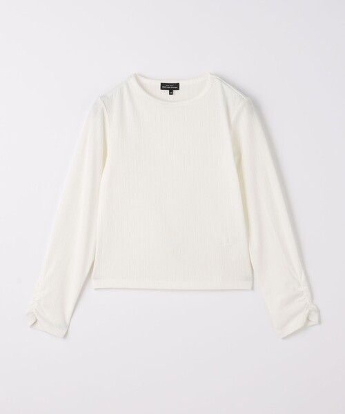 green label relaxing(グリーンレーベルリラクシング)の「ジャカードキャミ+ロンTセット / キッズ 100cm-130cm(Tシャツ/カットソー・キッズ・ライム/ライラック・130cm/100cm/110cm/120cm)」の8枚目の写真