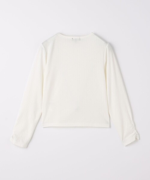 green label relaxing(グリーンレーベルリラクシング)の「ジャカードキャミ+ロンTセット / キッズ 100cm-130cm(Tシャツ/カットソー・キッズ・ライム/ライラック・130cm/100cm/110cm/120cm)」の9枚目の写真