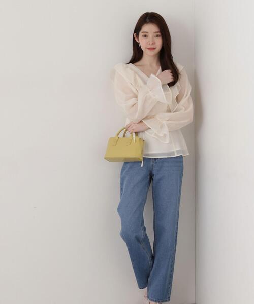 PROPORTION BODY DRESSING（プロポーションボディドレッシング）の「ラッフルシアーブラウス / 1215110205（シャツ/ブラウス・レディース・ホワイト系その他/ピンク・SMALL/MEDIUM）」の21枚目の写真