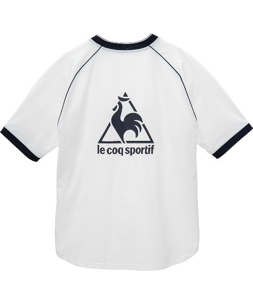 Le Coq Sportif ヴィンテージ サッカーシャツ ゲームシャツ le coq sportif ジャガードゲームシャツ -デサントストア-DESCENTE STORE-