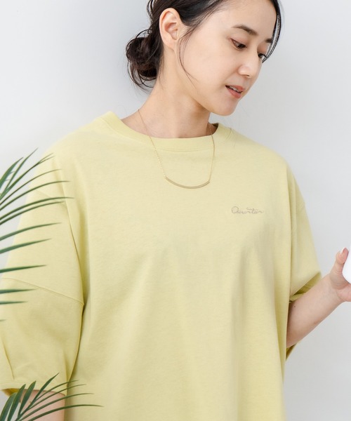 C17(シーセブンティーン)の「【C17/シーセブンティーン】5分袖 刺繍バルーンスリーブTシャツ(Tシャツ/カットソー・レディース・ホワイト/ブラック/イエロー/ライトパープル・MEDIUM/LARGE)」の17枚目の写真
