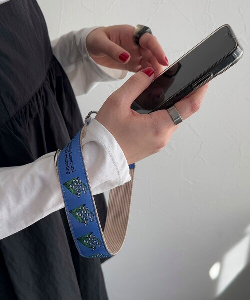 fredy emue（フレディエミュ）の「【Jolie Joli/ジョリジョリ】ジャガードマルチストラップ S（その他小物・レディース・グリーン/ピンク/ブラック系その他3/ライトブルー/ブラック・FREE）」の7枚目の写真