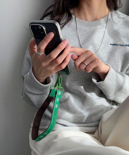 fredy emue（フレディエミュ）の「【Jolie Joli/ジョリジョリ】ジャガードマルチストラップ S（その他小物・レディース・グリーン/ピンク/ブラック系その他3/ライトブルー/ブラック・FREE）」の8枚目の写真