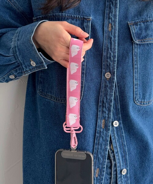 fredy emue（フレディエミュ）の「【Jolie Joli/ジョリジョリ】ジャガードマルチストラップ S（その他小物・レディース・グリーン/ピンク/ブラック系その他3/ライトブルー/ブラック・FREE）」の10枚目の写真