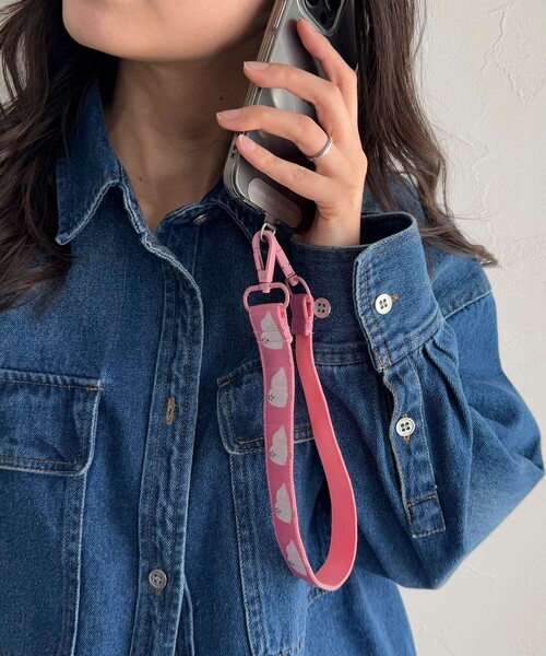 fredy emue（フレディエミュ）の「【Jolie Joli/ジョリジョリ】ジャガードマルチストラップ S（その他小物・レディース・グリーン/ピンク/ブラック系その他3/ライトブルー/ブラック・FREE）」の11枚目の写真