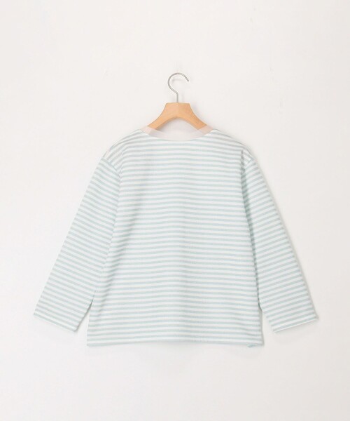 MICO COULIER（ミコクリエ）の「ラメボーダーロゴT（Tシャツ/カットソー・レディース・グレー系その他/ブルー系その他・38）」の7枚目の写真