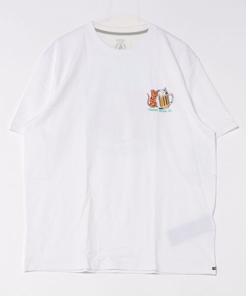 VOLCOM(ボルコム)の「VOLCOM/ボルコム 半袖Tシャツ バックプリント A5212559(Tシャツ/カットソー・メンズ・ホワイト/ブラック・M/L/XL)」の4枚目の写真