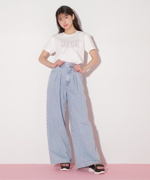 JILL by JILL STUART ストレートデニム S Edwin JILL by JILL STUARTとEDWINとのコラボレーションデニムが登場