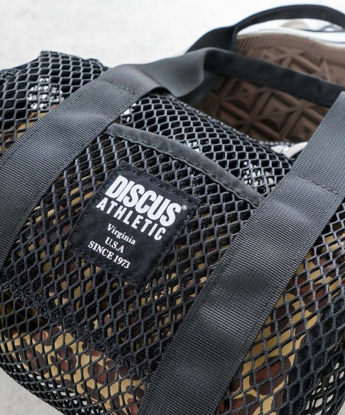 DISCUS(ディスカス)の「【DISCUS/ディスカス】メッシュ2WAYミニボストンバッグ(ショルダーバッグ・レディース・パープル/ブラック/カーキ/グレー/ブルー・FREE)」の14枚目の写真