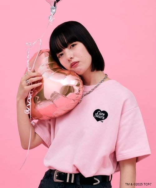 PAGEBOY（ページボーイ）の「【ケアベア×PAGEBOY】アソートミニウラケ（Tシャツ/カットソー・レディース・ピンク/ブルー系その他2/ブラック/オレンジ/ネイビー/オフホワイト・FREE）」の21枚目の写真