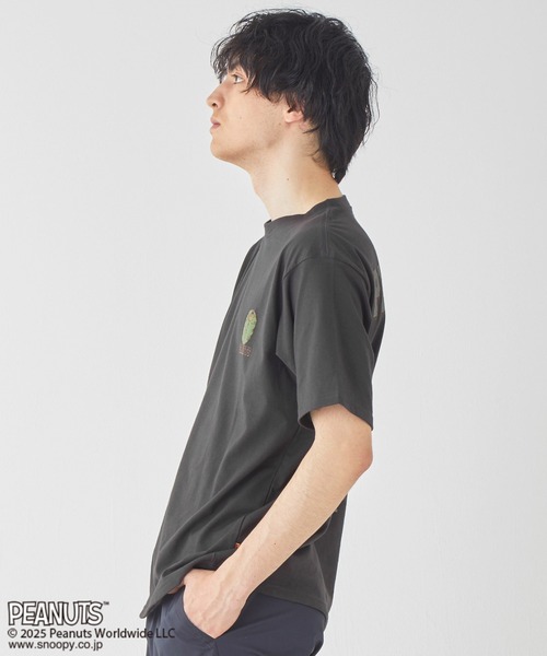 KRIFF MAYER（クリフメイヤー）の「【接触冷感・吸水速乾】スヌーピープリントT(寝袋)（Tシャツ/カットソー・メンズ・オフホワイト/ブルー/チャコール/レッド/カラフル・MEDIUM/LARGE/X-LARGE）」の20枚目の写真