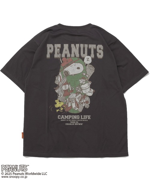 KRIFF MAYER（クリフメイヤー）の「【接触冷感・吸水速乾】スヌーピープリントT(寝袋)（Tシャツ/カットソー・メンズ・オフホワイト/ブルー/チャコール/レッド/カラフル・MEDIUM/LARGE/X-LARGE）」の11枚目の写真