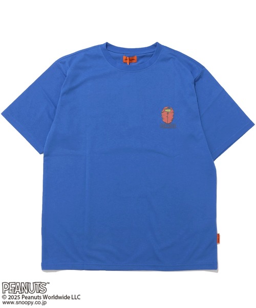 KRIFF MAYER（クリフメイヤー）の「【接触冷感・吸水速乾】スヌーピープリントT(寝袋)（Tシャツ/カットソー・メンズ・オフホワイト/ブルー/チャコール/レッド/カラフル・MEDIUM/LARGE/X-LARGE）」の12枚目の写真