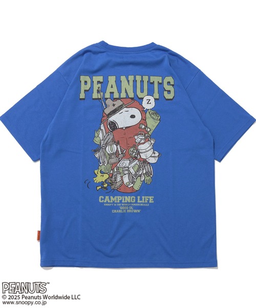 KRIFF MAYER（クリフメイヤー）の「【接触冷感・吸水速乾】スヌーピープリントT(寝袋)（Tシャツ/カットソー・メンズ・オフホワイト/ブルー/チャコール/レッド/カラフル・MEDIUM/LARGE/X-LARGE）」の13枚目の写真