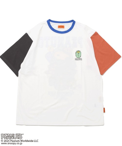 KRIFF MAYER（クリフメイヤー）の「【接触冷感・吸水速乾】スヌーピープリントT(寝袋)（Tシャツ/カットソー・メンズ・オフホワイト/ブルー/チャコール/レッド/カラフル・MEDIUM/LARGE/X-LARGE）」の15枚目の写真