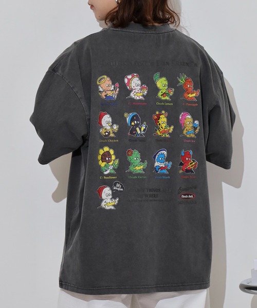 A.T,C in the attic homme クラウドジャック ピグメント 半袖Tシャツ
