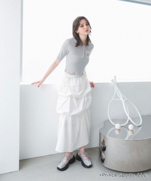 SENSE OF PLACE by URBAN RESEARCH（センスオブプレイスバイアーバンリサーチ）の「『別注』prince　エリツキセーター（ニット/セーター・レディース・チャコールグレー/グレー/ブルー・ONE）」の5枚目の写真