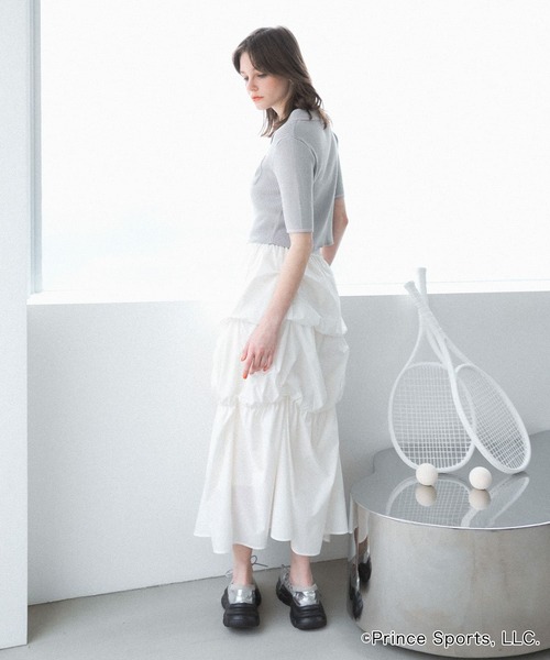 SENSE OF PLACE by URBAN RESEARCH（センスオブプレイスバイアーバンリサーチ）の「『別注』prince　エリツキセーター（ニット/セーター・レディース・チャコールグレー/グレー/ブルー・ONE）」の6枚目の写真