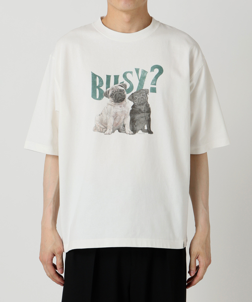 【関税/送料無料】D SQUARED2*フォトプリント クルーネック T DSQUARED2 - DSQUARED2 ディースクエアード クルーネック ニット