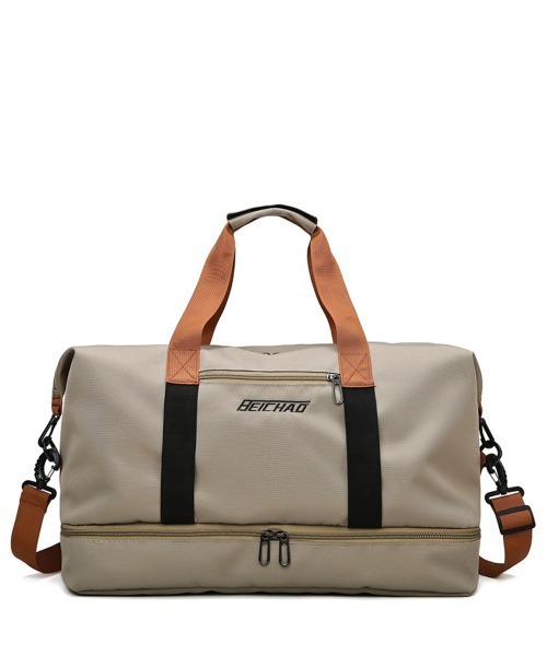 Miniministore(ミニミニストア)の「トラベルバッグ大容量旅行 ボストンバッグ(トートバッグ・レディース・ブラック/ベージュ/ネイビー/グレー/カーキ/オレンジ/パープル・FREE)」の15枚目の写真