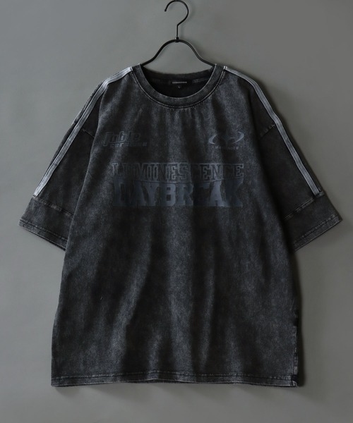 SITRY(シトリー)の「2026SS新柄 Chemical Wash Graphic Logo T-Shirt/グランジ ケミカル加工 ヴィンテージライク オーバーサイズ ゲームシャツ 半袖Tシャツ レディース メンズ(Tシャツ/カットソー・メンズ・ブラック系その他/ブラック系その他2/ブラック系その他3/ブラック系その他4/ブラウン系その他/ピンク系その他/ブラウン系その他2/ブラック系その他5/グレー系その他・M/L)」の19枚目の写真