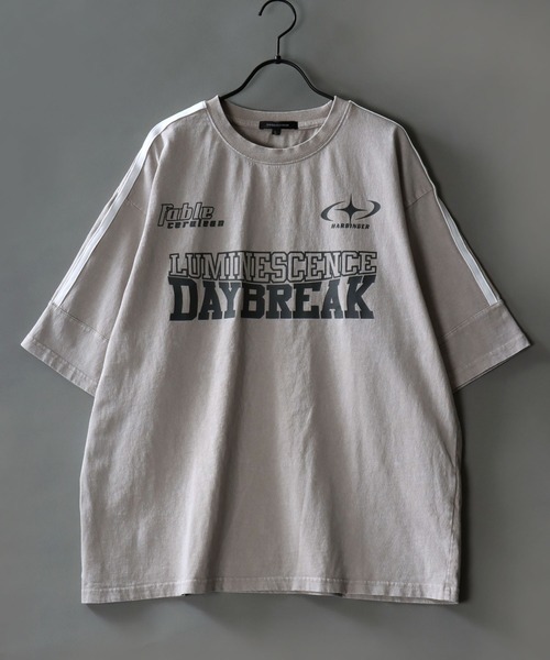 SITRY(シトリー)の「2026SS新柄 Chemical Wash Graphic Logo T-Shirt/グランジ ケミカル加工 ヴィンテージライク オーバーサイズ ゲームシャツ 半袖Tシャツ レディース メンズ(Tシャツ/カットソー・メンズ・ブラック系その他/ブラック系その他2/ブラック系その他3/ブラック系その他4/ブラウン系その他/ピンク系その他/ブラウン系その他2/ブラック系その他5/グレー系その他・M/L)」の18枚目の写真