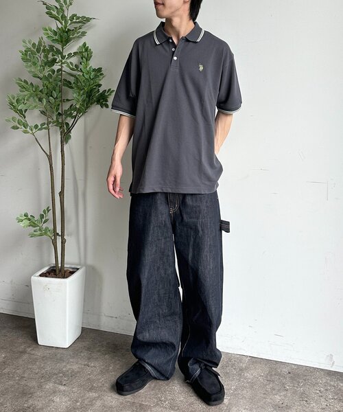 CPCM(シーピーシーエム)の「【U.S. POLO ASSN.】1ポイント刺繍ポロシャツ(ポロシャツ・レディース・グリーン/ネイビー/ベージュ/ブラック/ブラウン/チャコールグレー/アイボリー・SMALL/MEDIUM/LARGE/X-LARGE)」の9枚目の写真