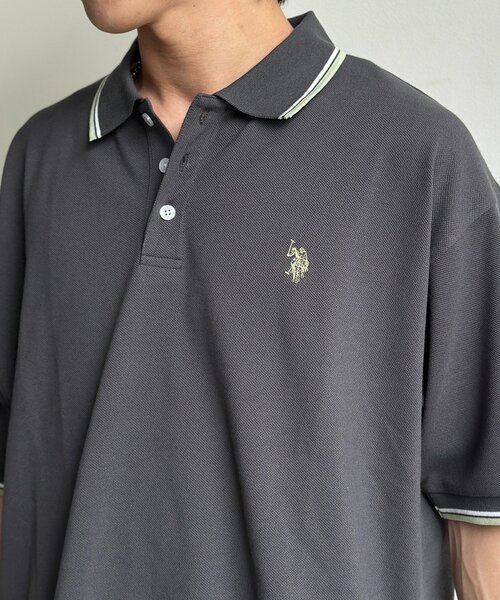 CPCM(シーピーシーエム)の「【U.S. POLO ASSN.】1ポイント刺繍ポロシャツ(ポロシャツ・レディース・グリーン/ネイビー/ベージュ/ブラック/ブラウン/チャコールグレー/アイボリー・SMALL/MEDIUM/LARGE/X-LARGE)」の10枚目の写真