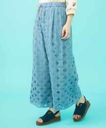 Jocomomola | Flor 総レースワイドパンツ(その他パンツ)