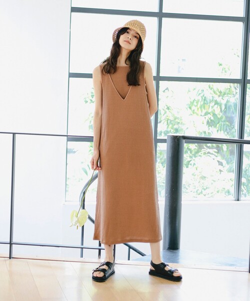 B:MING by BEAMS（ビーミングバイビームス）の「レイヤード ワンピース（S～M）（ワンピース・レディース・ブラウン系その他/ブラック・MEDIUM/SMALL）」の3枚目の写真