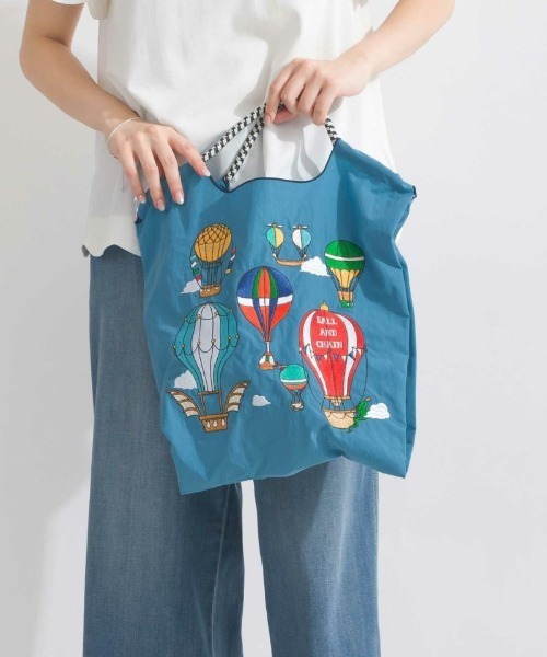 Ball&Chain（ボールアンドチェーン）の「[Ball&Chain]shopping bag-BALLOONS(M)（エコバッグ/サブバッグ・レディース・ターコイズブルー/ピンク/グレー・FREE）」の13枚目の写真