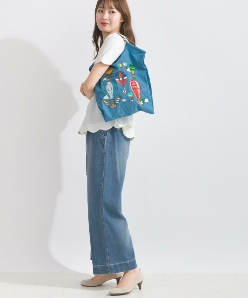 Ball&Chain（ボールアンドチェーン）の「[Ball&Chain]shopping bag-BALLOONS(M)（エコバッグ/サブバッグ・レディース・ターコイズブルー/ピンク/グレー・FREE）」の15枚目の写真