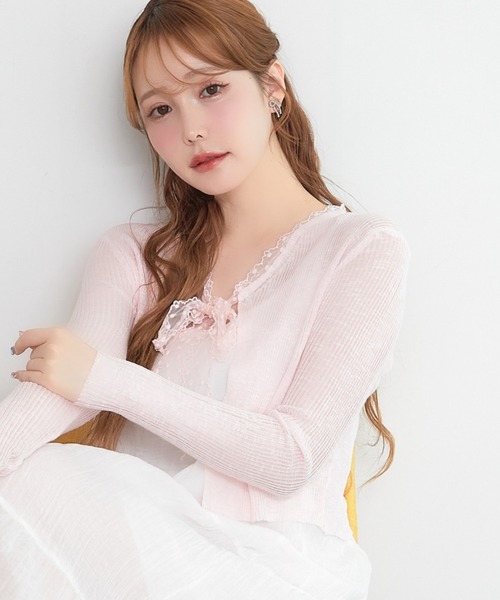 カーディガン シアーレースボレロ レディース 楽天市場】Allegra K レースボレロ カーディガン シアー