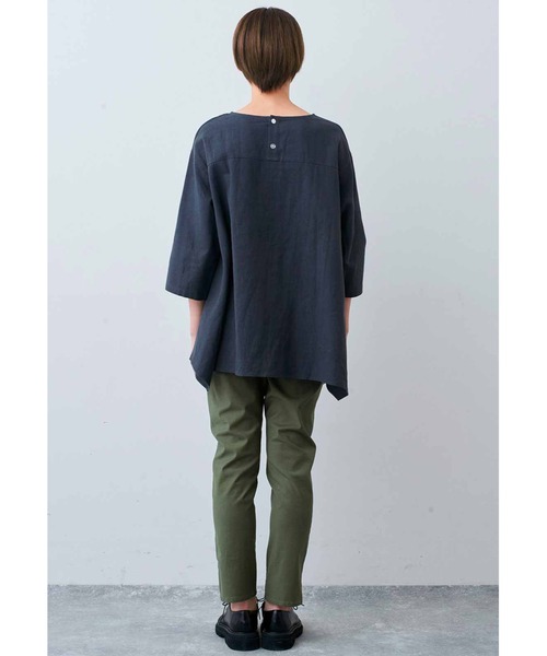 Live in comfort（リブインコンフォート）の「【低身長／高身長サイズあり】リブ　イン　コンフォート　すっきり見えをお約束！使い勝手抜群のちょうどいいチノパン（チノパンツ・レディース・カーキ/ベージュ/ネイビー・9/8/6/10/7/5/14/13/12/11/4/3/2/1）」の5枚目の写真