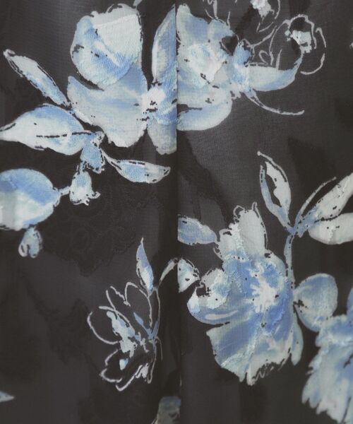 index（インデックス）の「花柄マーメイドフレアスカート【洗濯機洗い可】（スカート・レディース・チャコール/ベージュ系その他/ベージュ系その他3・36/38/40/42）」の17枚目の写真