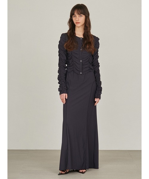styling/(スタイリング)の「【S/S(エスバイエス)】<ウォッシャブル・UVカット>ロングスカート(スカート・レディース・ブラック/カーキ・0/1)」の7枚目の写真
