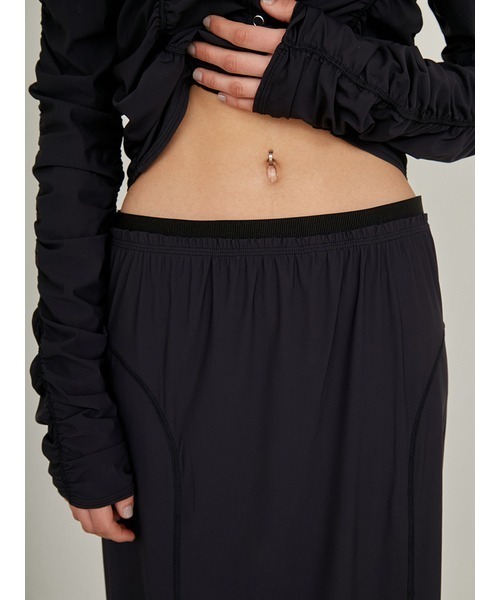styling/(スタイリング)の「【S/S(エスバイエス)】<ウォッシャブル・UVカット>ロングスカート(スカート・レディース・ブラック/カーキ・0/1)」の11枚目の写真