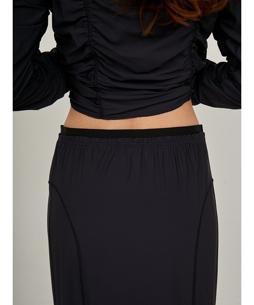 styling/(スタイリング)の「【S/S(エスバイエス)】<ウォッシャブル・UVカット>ロングスカート(スカート・レディース・ブラック/カーキ・0/1)」の12枚目の写真