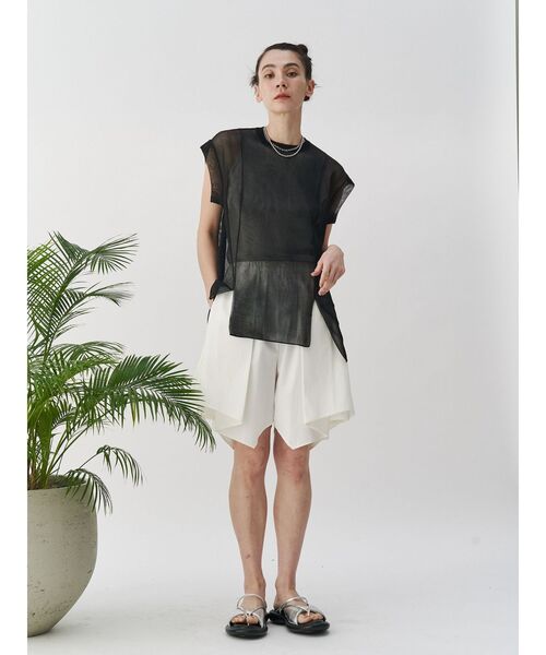 UN3D. アンスリード ラッシュガード RUSH GUARD LAYERED SHORT PT【セットアップ着用可能