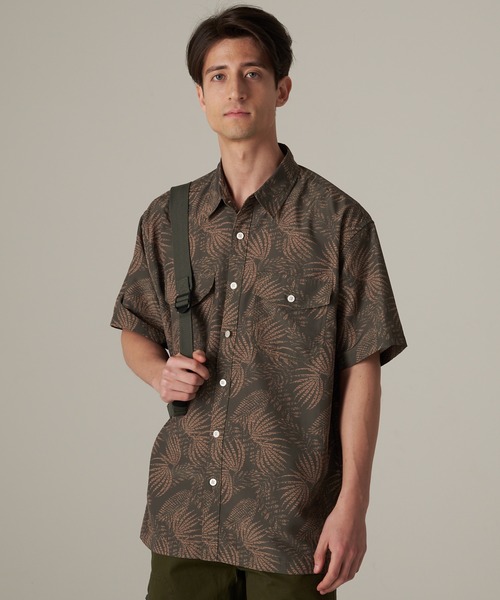 Eddie Bauer（エディーバウアー）の「マウンテン 半袖 シャツ（シャツ/ブラウス・メンズ・アイボリー/ダークオリーブ/オレンジ/ダークカーキ/パープル・M/L/XL/XXL/S）」の4枚目の写真