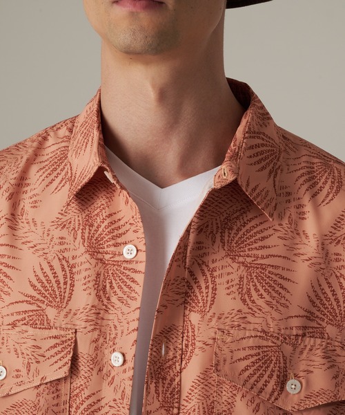 Eddie Bauer（エディーバウアー）の「マウンテン 半袖 シャツ（シャツ/ブラウス・メンズ・アイボリー/ダークオリーブ/オレンジ/ダークカーキ/パープル・M/L/XL/XXL/S）」の14枚目の写真