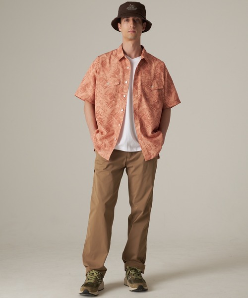 Eddie Bauer（エディーバウアー）の「マウンテン 半袖 シャツ（シャツ/ブラウス・メンズ・アイボリー/ダークオリーブ/オレンジ/ダークカーキ/パープル・M/L/XL/XXL/S）」の11枚目の写真