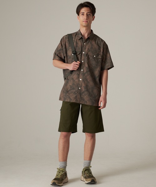 Eddie Bauer（エディーバウアー）の「マウンテン 半袖 シャツ（シャツ/ブラウス・メンズ・アイボリー/ダークオリーブ/オレンジ/ダークカーキ/パープル・M/L/XL/XXL/S）」の8枚目の写真