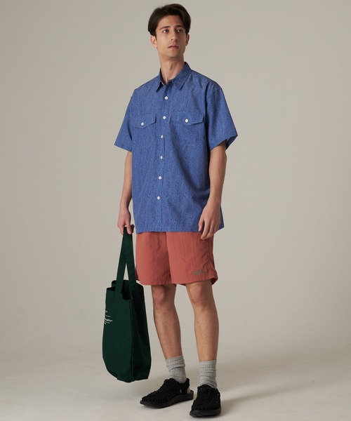 Eddie Bauer（エディーバウアー）の「マウンテン 半袖 シャツ（シャツ/ブラウス・メンズ・アイボリー/ダークオリーブ/オレンジ/ダークカーキ/パープル・M/L/XL/XXL/S）」の9枚目の写真